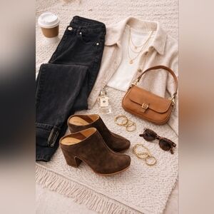 CCO Kork-Ease Sagano Heeled Clogs